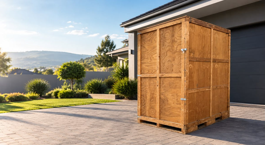 Storage box for household belongings