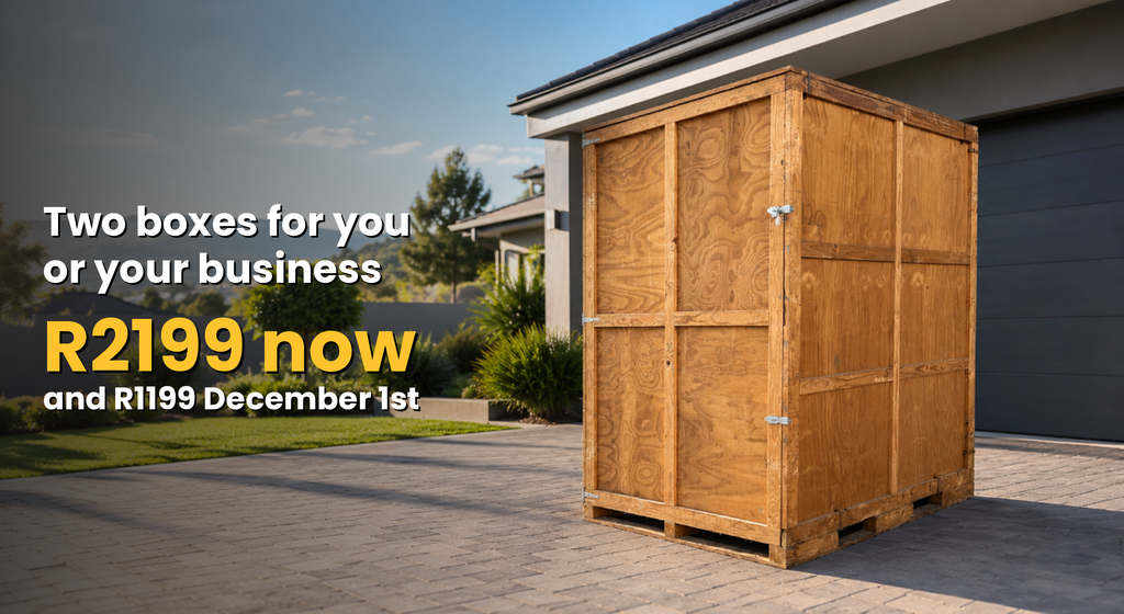 Two Boxes for You or Your Business – R2199 Now, R1199 on 1 December